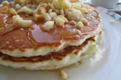 Macademia nut pancakes