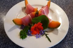 Cantaloupe with Parma ham