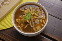 Corn tortilla soup