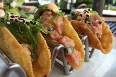 Ahi poke taco