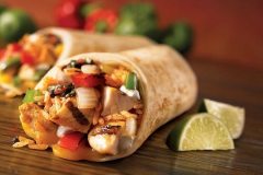 Chicken burrito