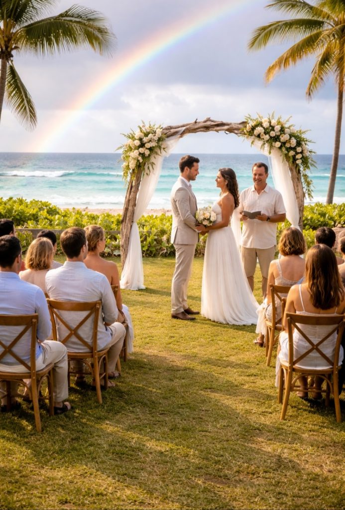 Chef-curated wedding dining experience in Maui